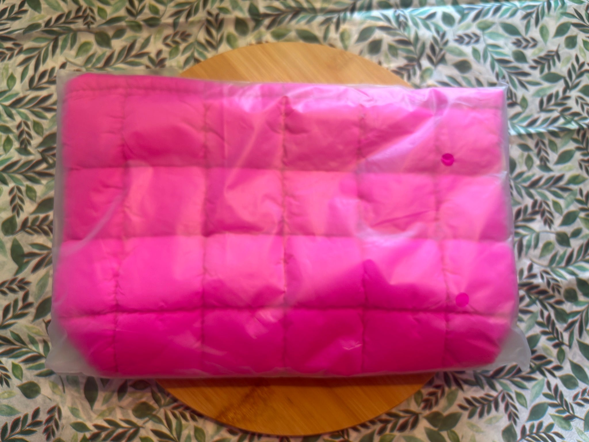 Quilted Puffy Cosmetic Pouch